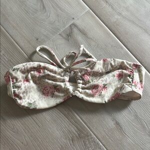 PacSun Cream and Pink Bikini Swimwear